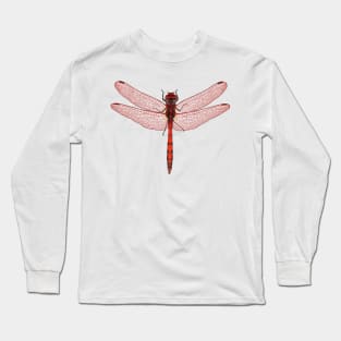 red dragonfly Long Sleeve T-Shirt